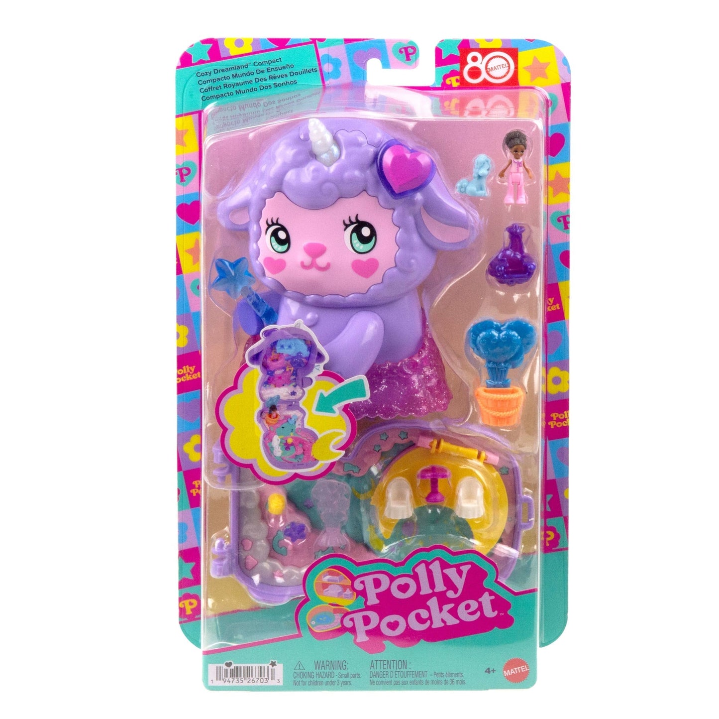 Polly Pocket Conjunto de Brinquedo Compacto Mundo dos Sonhos