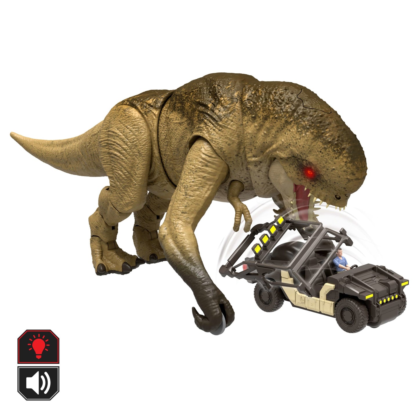 Jw Rebirth Pistage et Morsure Dinosaure Méchant1 et Véhicule