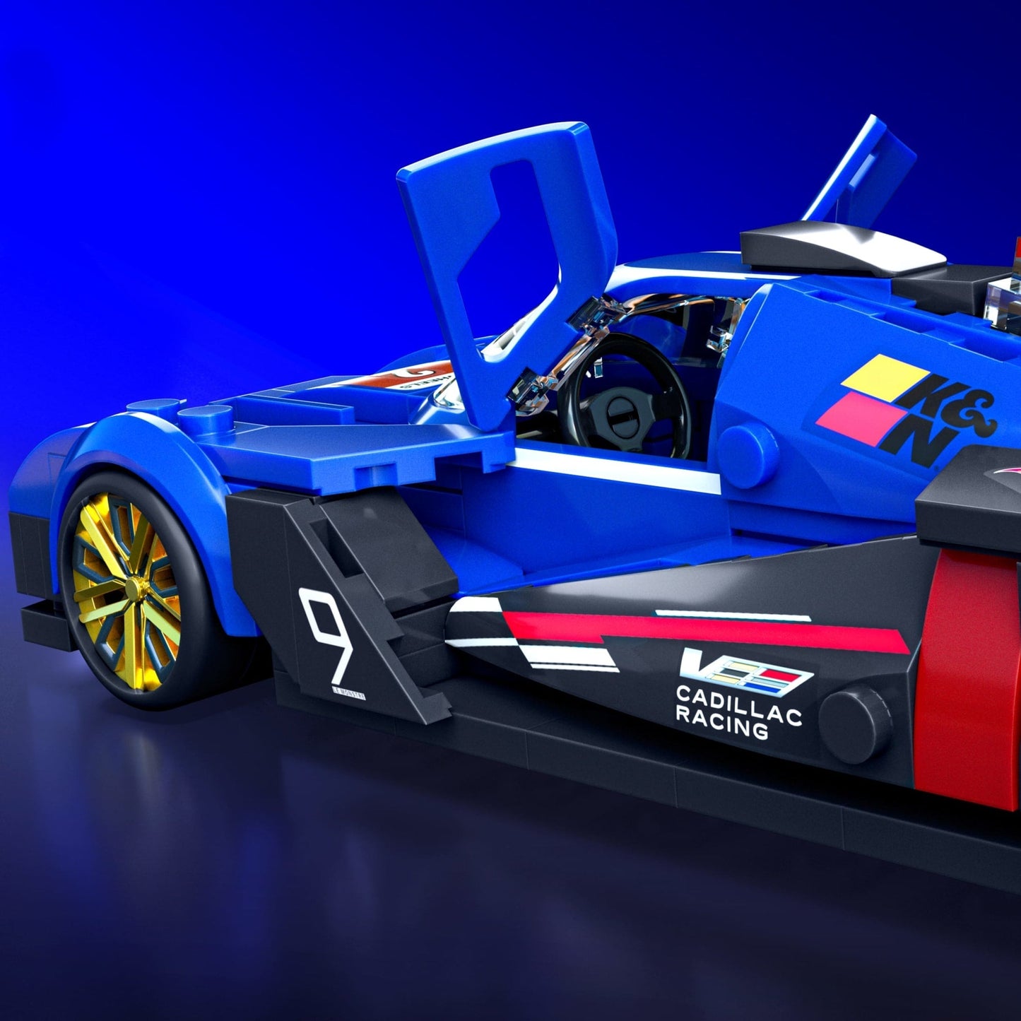 Mattel Brick Shop Hot Wheels Projet Gtp Hypercar de Cadillac, Kit de Construction de Jouets 236 Pièces de Collection