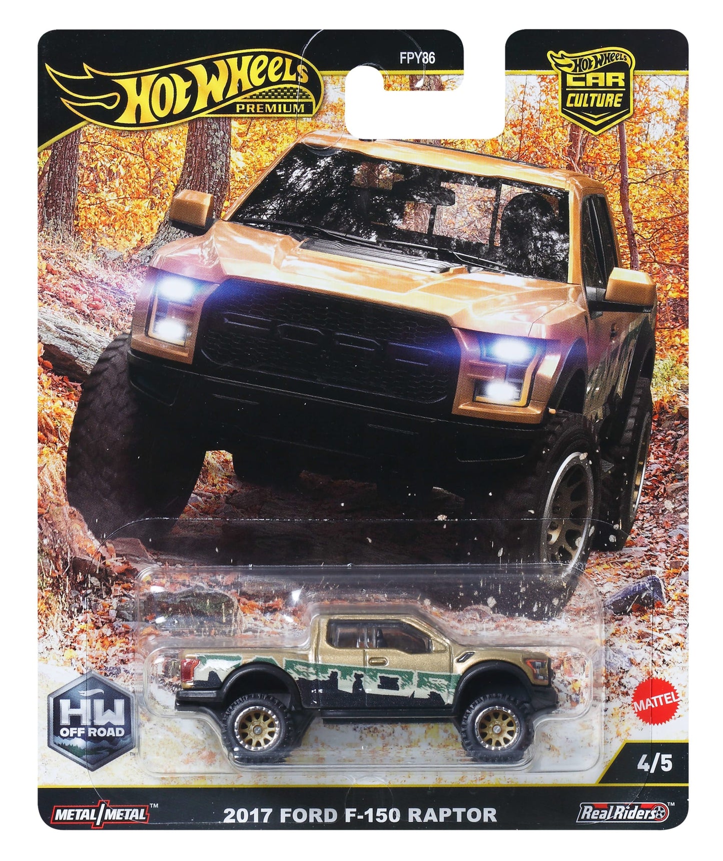 Hot Wheels Collector Vehículo de Colección 17 Ford F150 Raptor