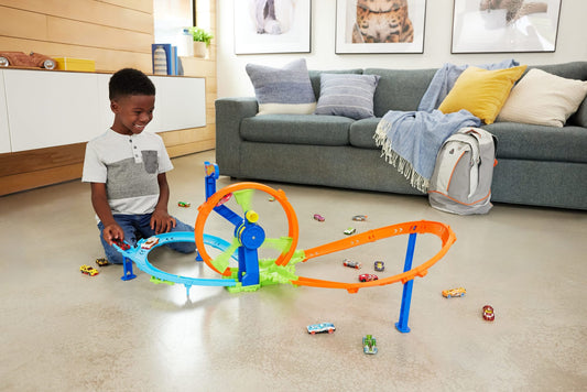 Hot Wheels Action Coffret de Jeu Lancement Rapide et Boucle