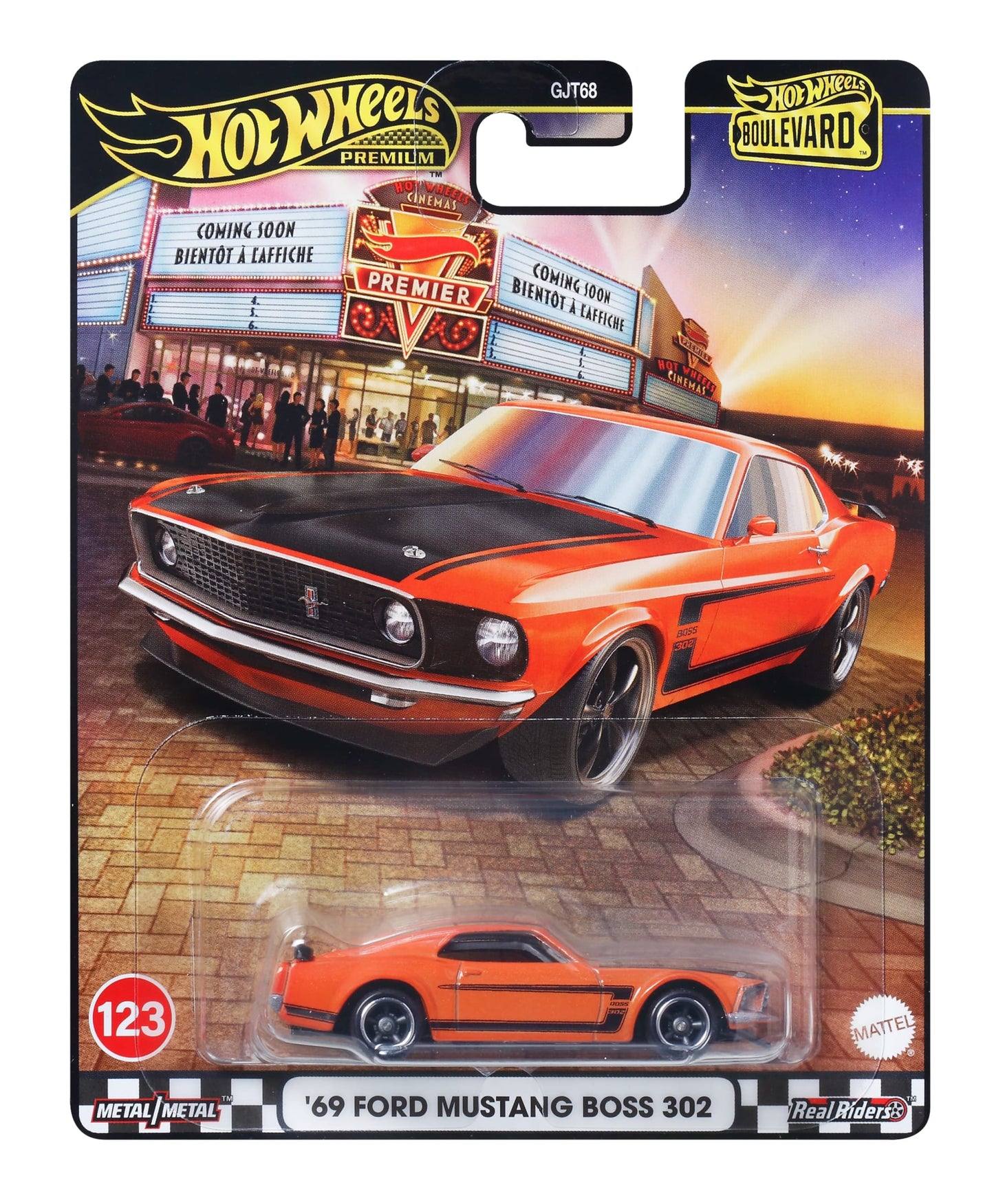 Hot Wheels Collector Vehículo de Colección 69 Ford Mustang Boss 302