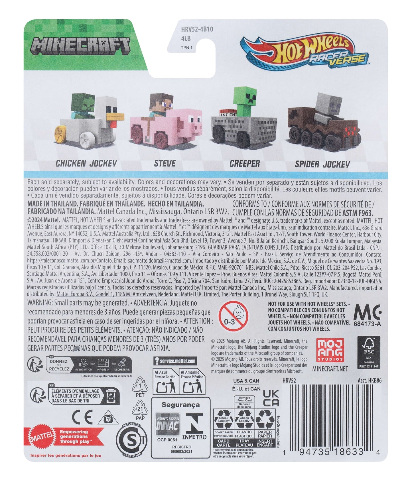 Hot Wheels RacerVerse Veículo de Brinquedo Creeper