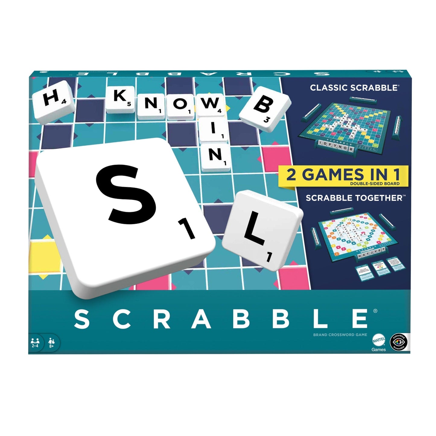 Scrabble Juego de Mesa 2 en 1