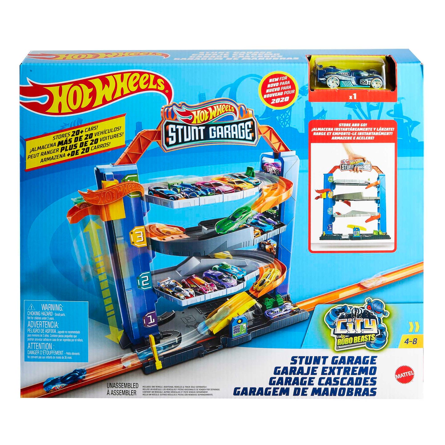 Hot Wheels City Pista de Brinquedo Garagem Extremo