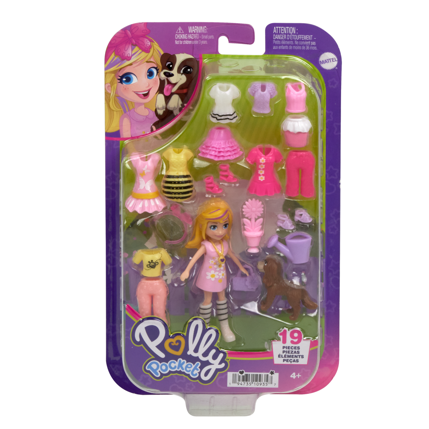 Polly Pocket Coffret Mode Moyen Poupées et Accessoires de Mode