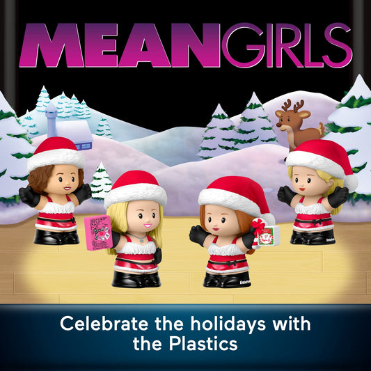 Little People Collector Mean Girls Movie Special Edition Holiday Set For Adults & Fans, 4 Figures