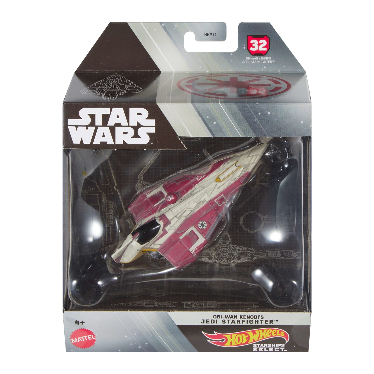 Hot Wheels Collector Veículo de Brinquedo Star Wars Jedi Starfighter
