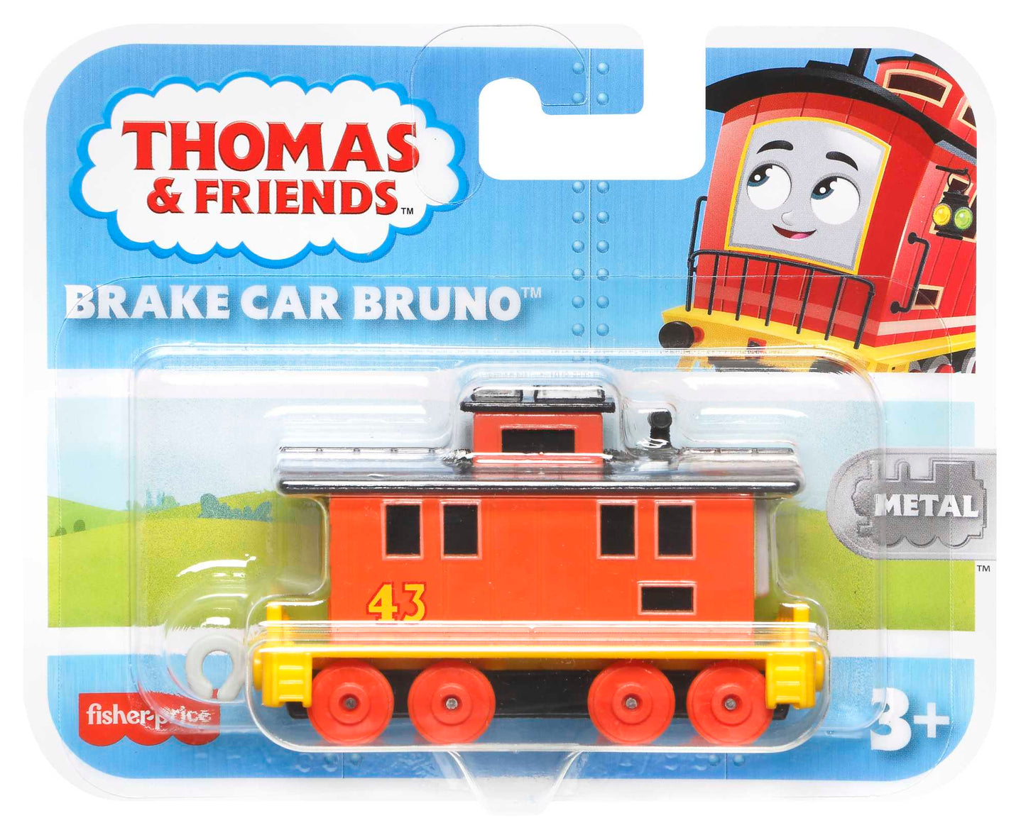Fisher-Price Thomas et ses Amis Bruno Le Fourgon-Frein, à Pousser