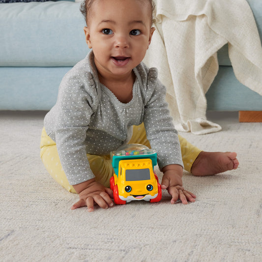 Fisher-Price Camion-Benne Roulis-Boulis, Jouet à Pousser Avec Perles