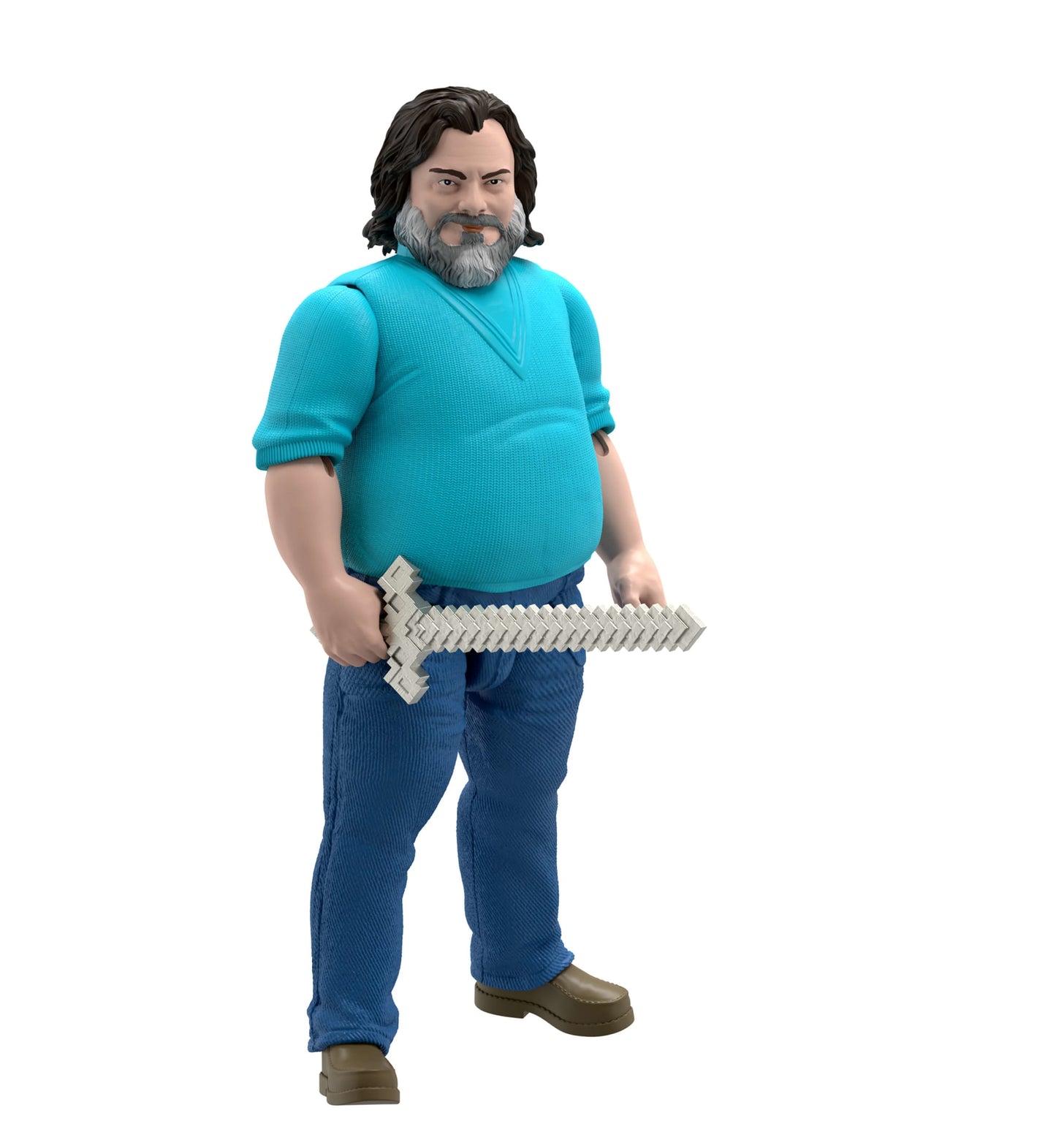 Minecraft o Filme Figura de Ação Steve de 12 polegadas