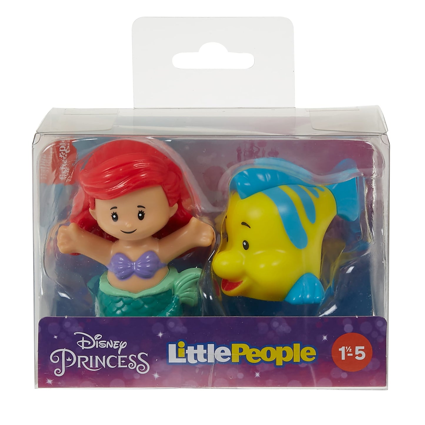 Little People Disney Princesa Juguete para Bebés Figuras de Ariel y Flounder