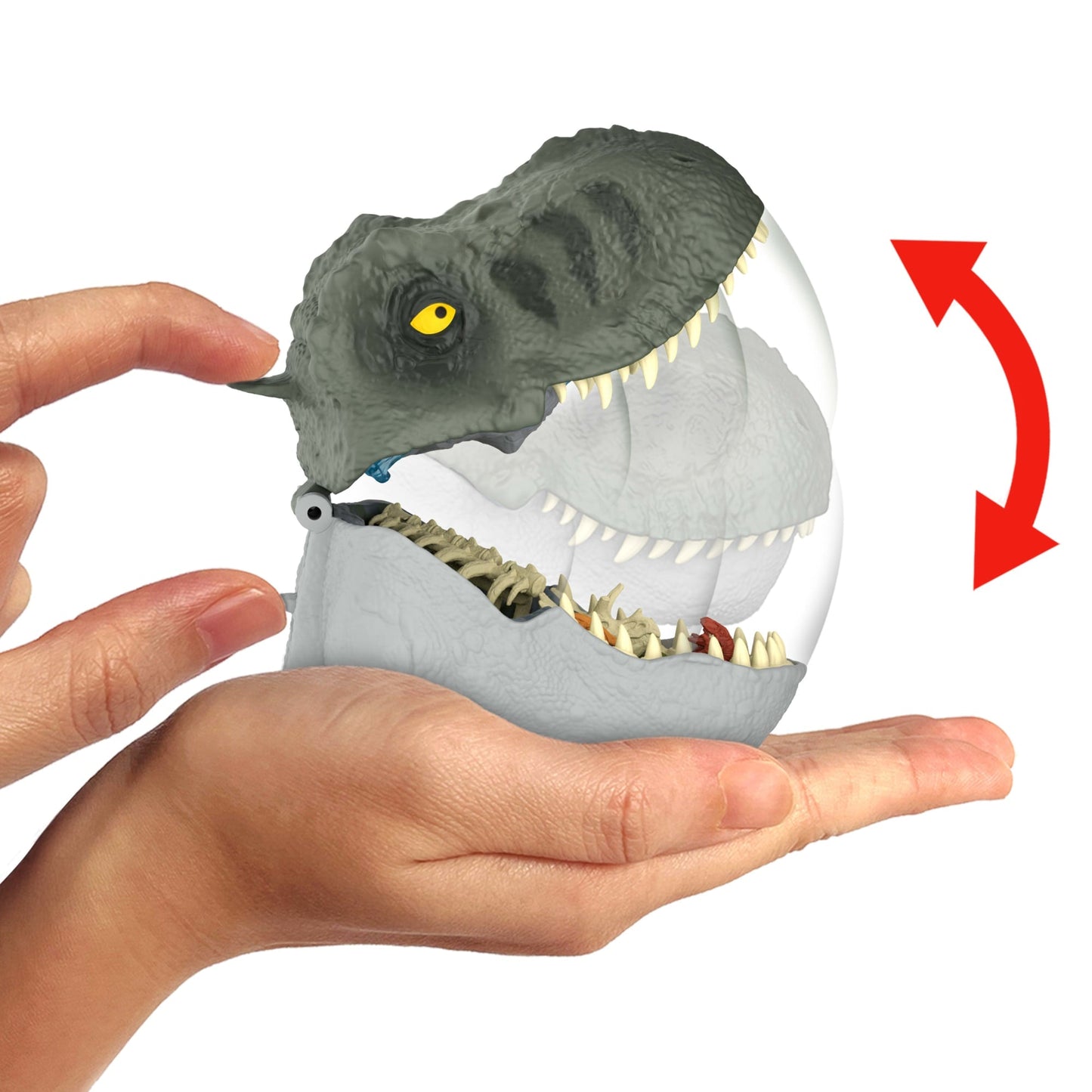 Jurassic World Rebirth Micro Adventure Playset Tyrannosaurus Rex Head, Interactive Features & Figures