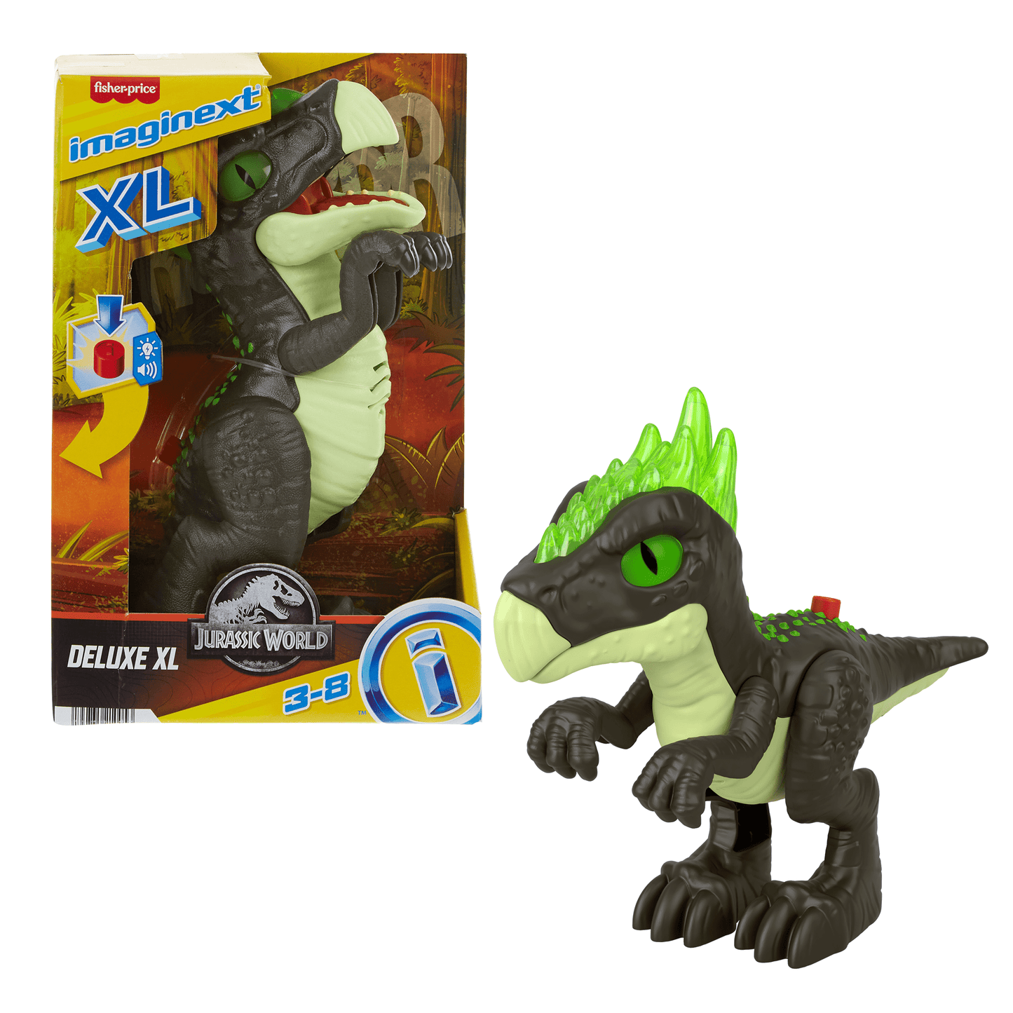 Imaginext Jurassic World 25,4Cm Dino Dracorexxl de Luxe