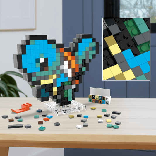 Mega Pokémon Coffret de Construction Carapuce (367 Pces), Rétro