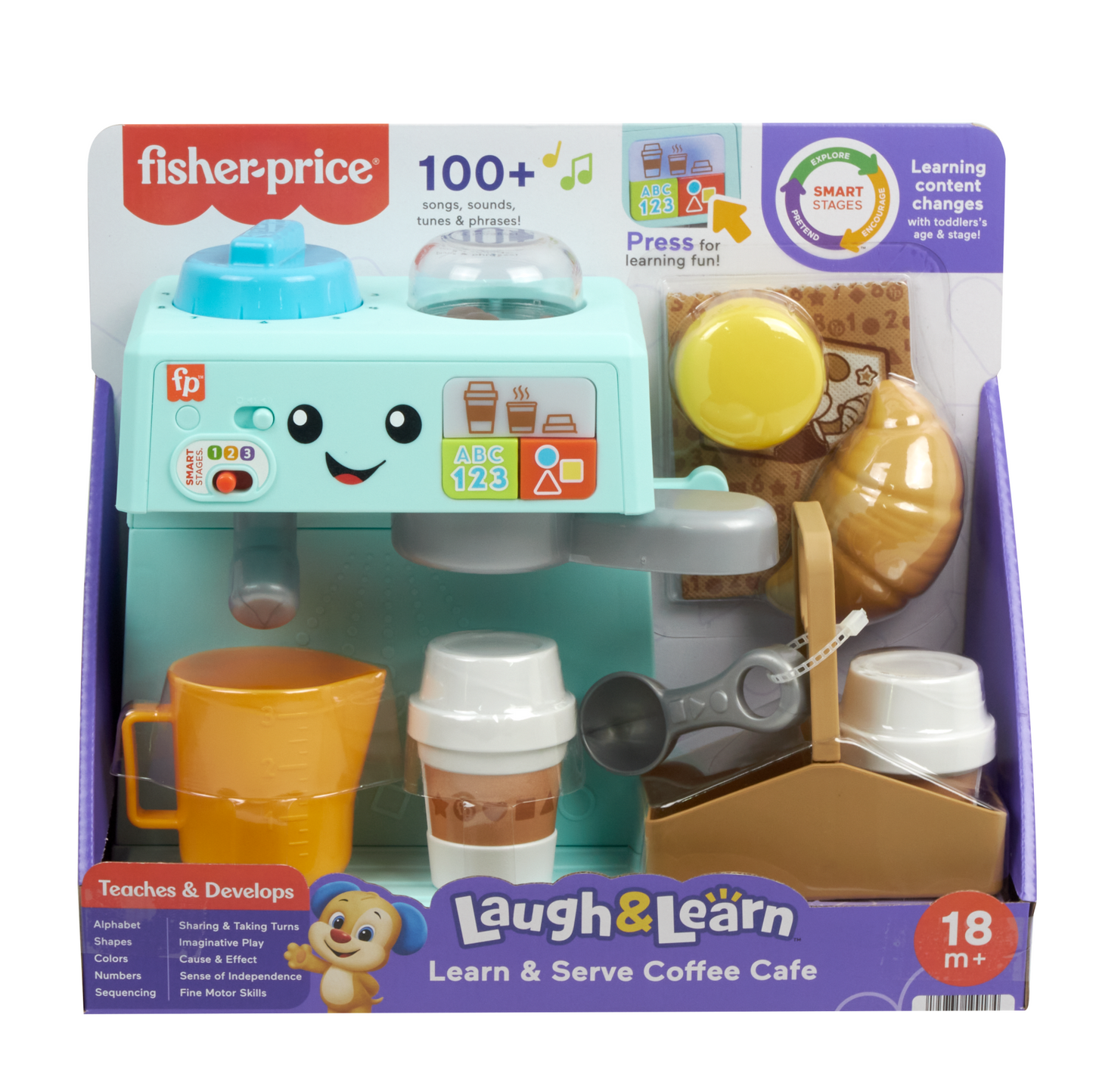 Fisher-Price Rires et Éveil Café Apprendre et Servir, Multilingue