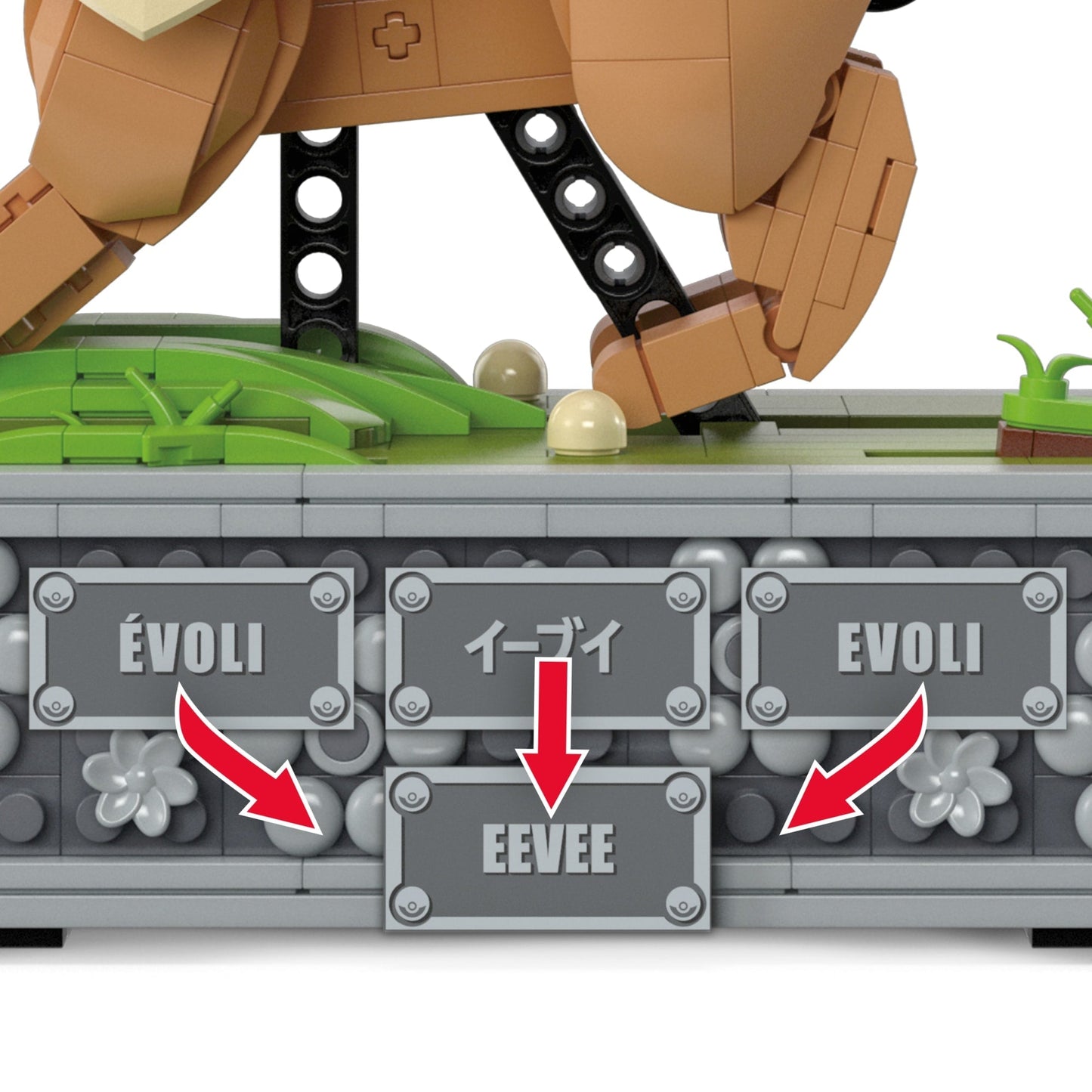 MEGA Pokémon Juguete de Construcción Eevee con movimiento