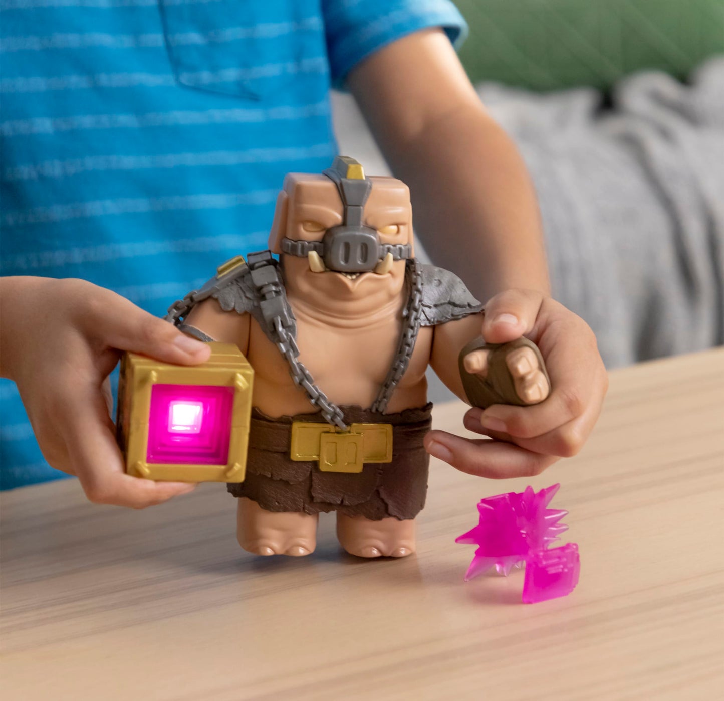 Minecraft Battle Mode Great Hog Large Action Figure, Lights & Sounds, inspired By A Minecraft Movie