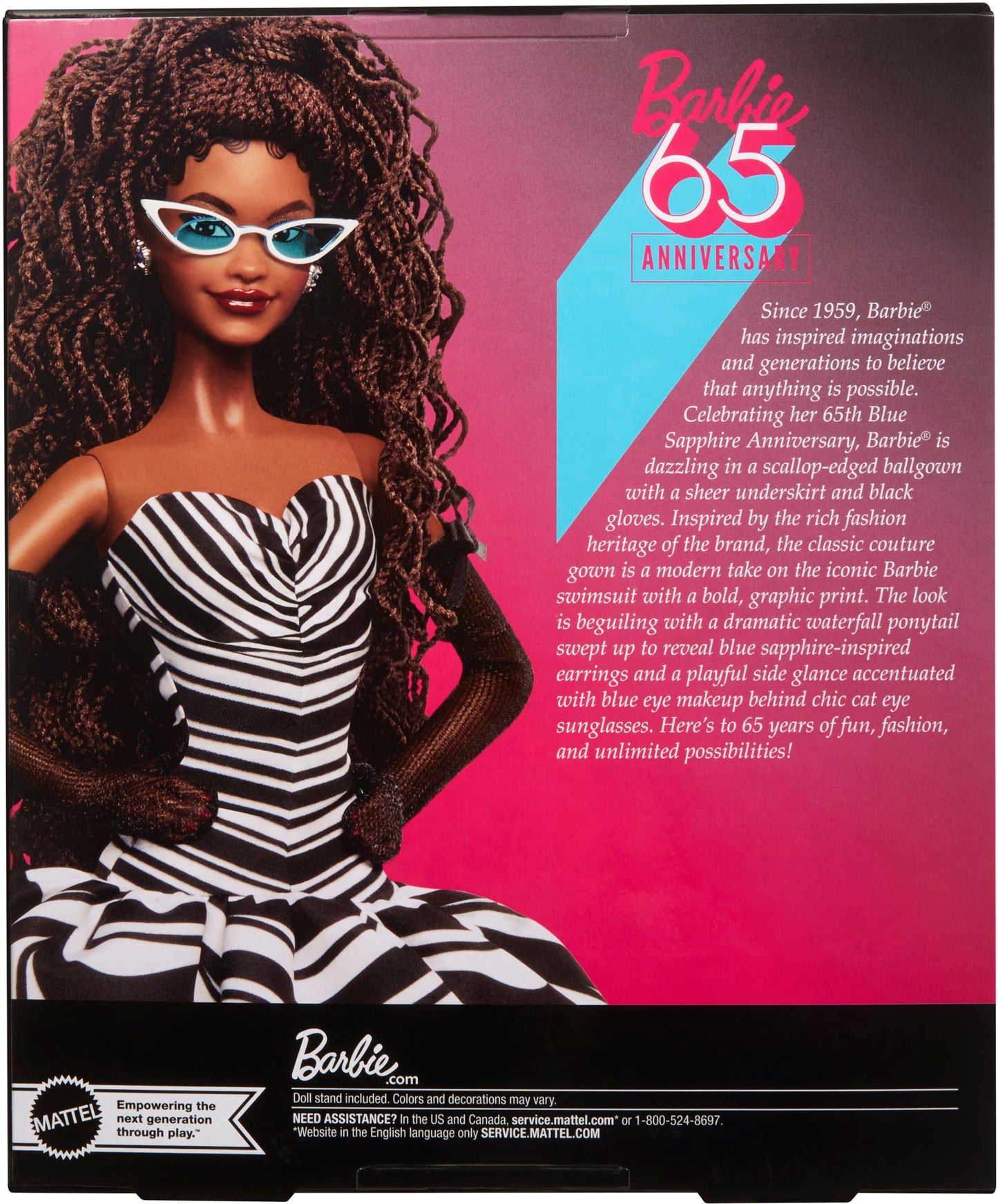 Barbie – Signature – 65E Anniversaire – Poupée de Collection Brunette