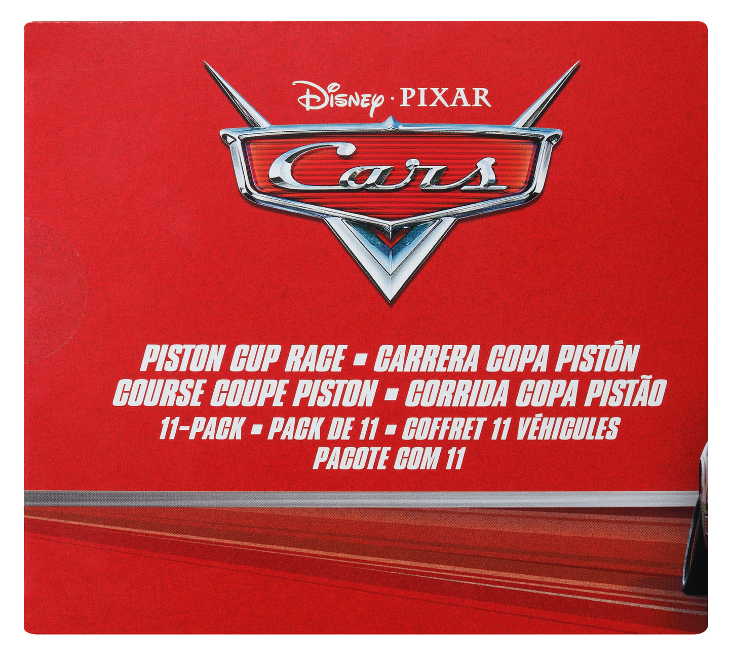 Disney And Pixar Cars Diecast 1:55 Scale Vehicles 11-Pack Piston Cup Race Themed With Lightning Mcqueen