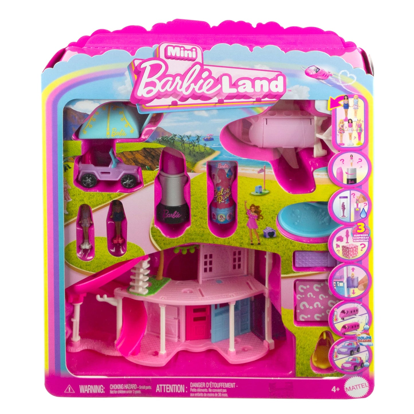 Barbie Mini Barbieland Poupées et Acc. Maison de Rêve, 5Poupées