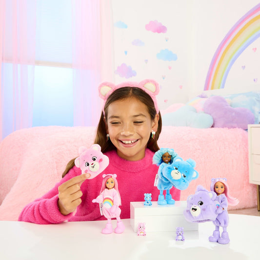 Barbie Cutie Reveal Chelsea Série Les Calinours Poupée et Acc.