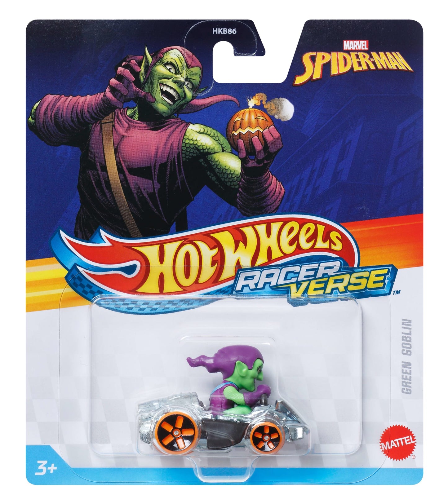 Hot Wheels RacerVerse Vehículo de Juguete Duende Verde