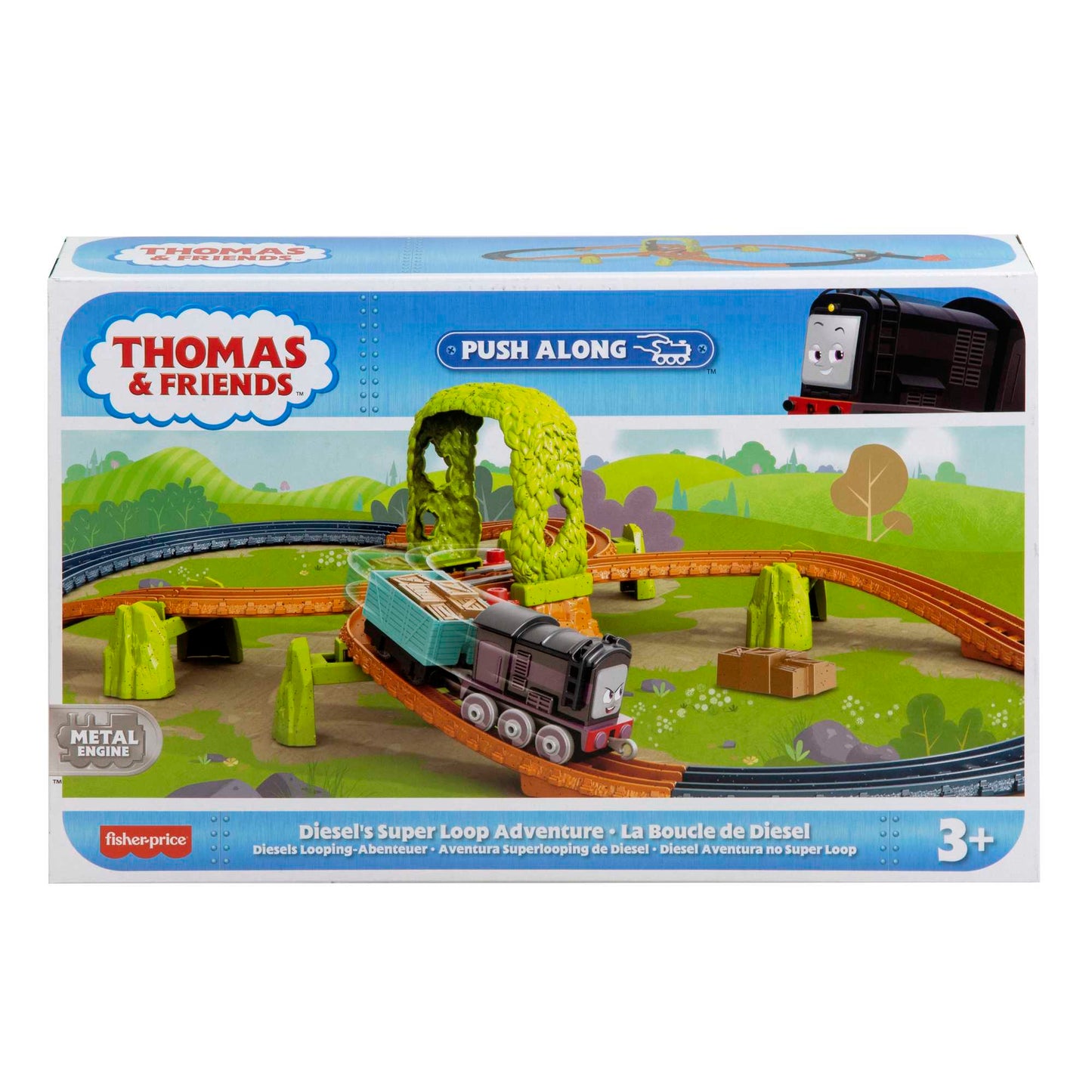 Fisher-Price Thomas et ses Amis L’Aventure à La Super Boucle de Diesel