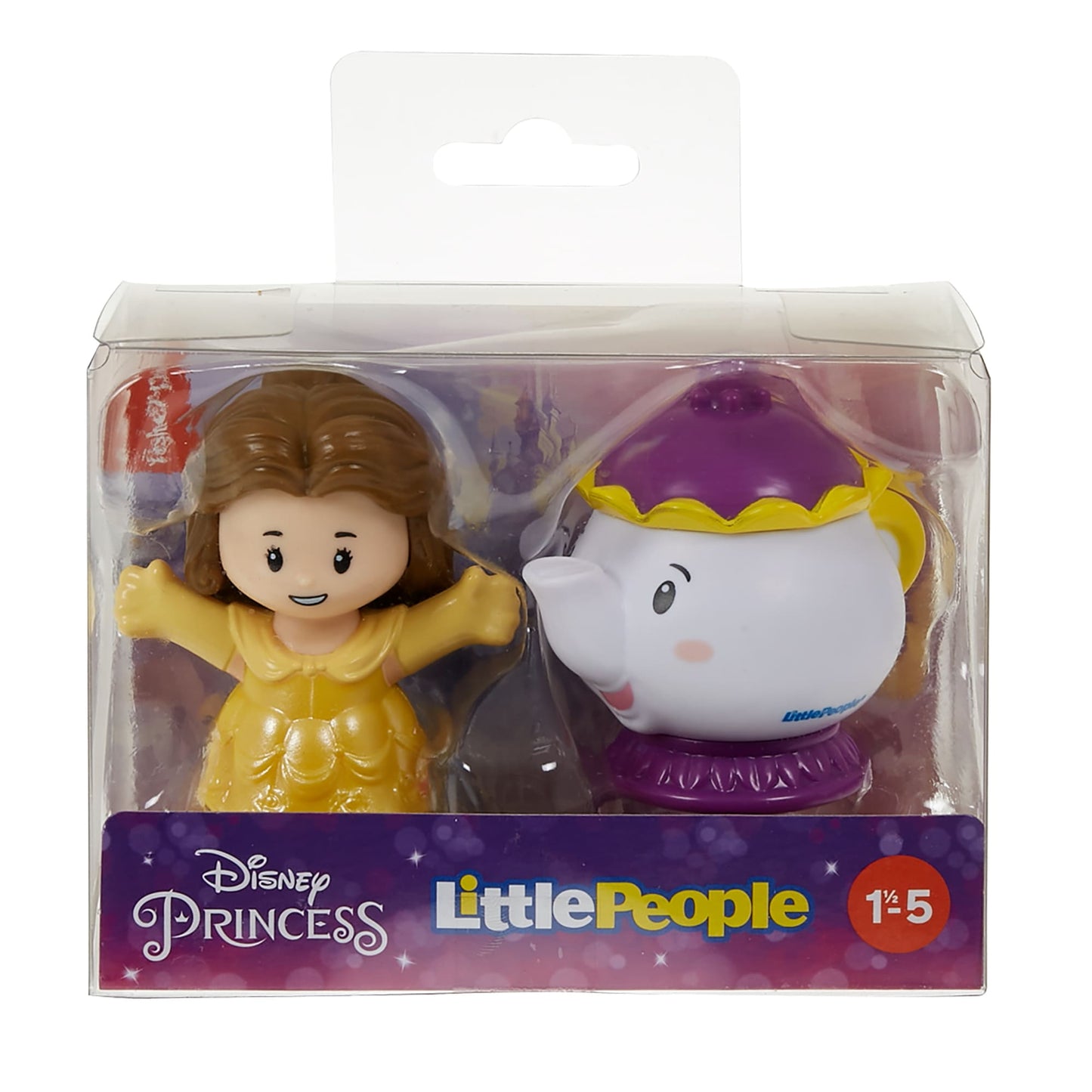 Little People Disney Princesa Juguete para Bebés Figuras de Bella y Potts