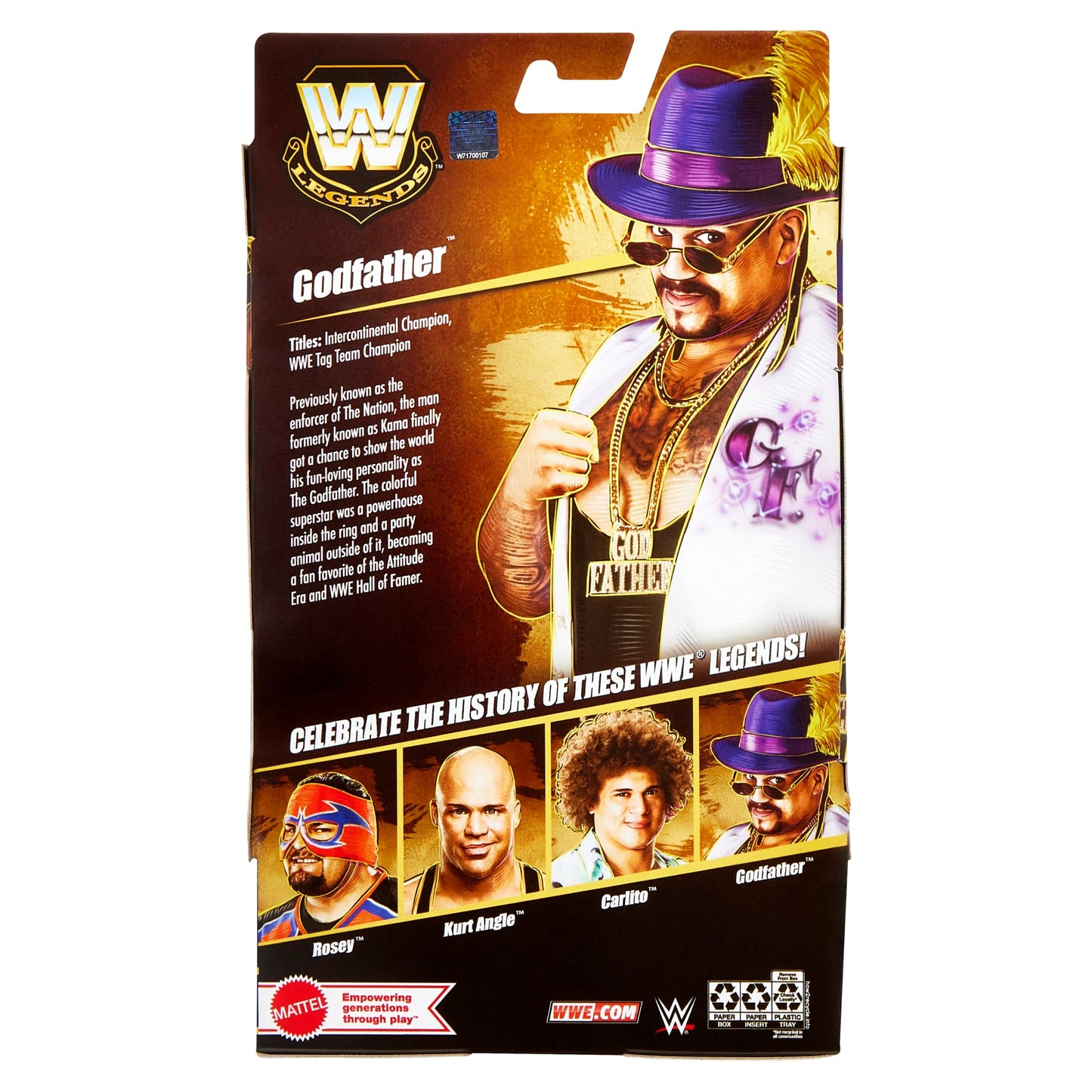 Wwe Collection Elite Legends Série26 Figurine Godfather