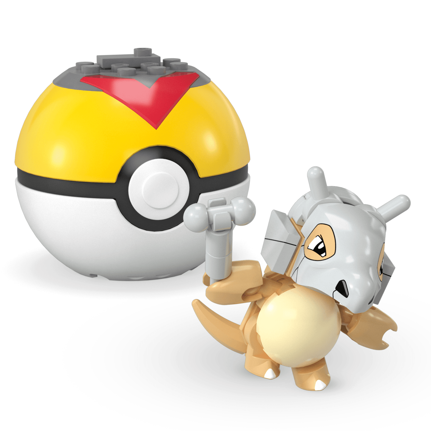 MEGA Pokémon Poké Ball Building Toy Kits With 2 Action Figures (45 Pieces) For Kids