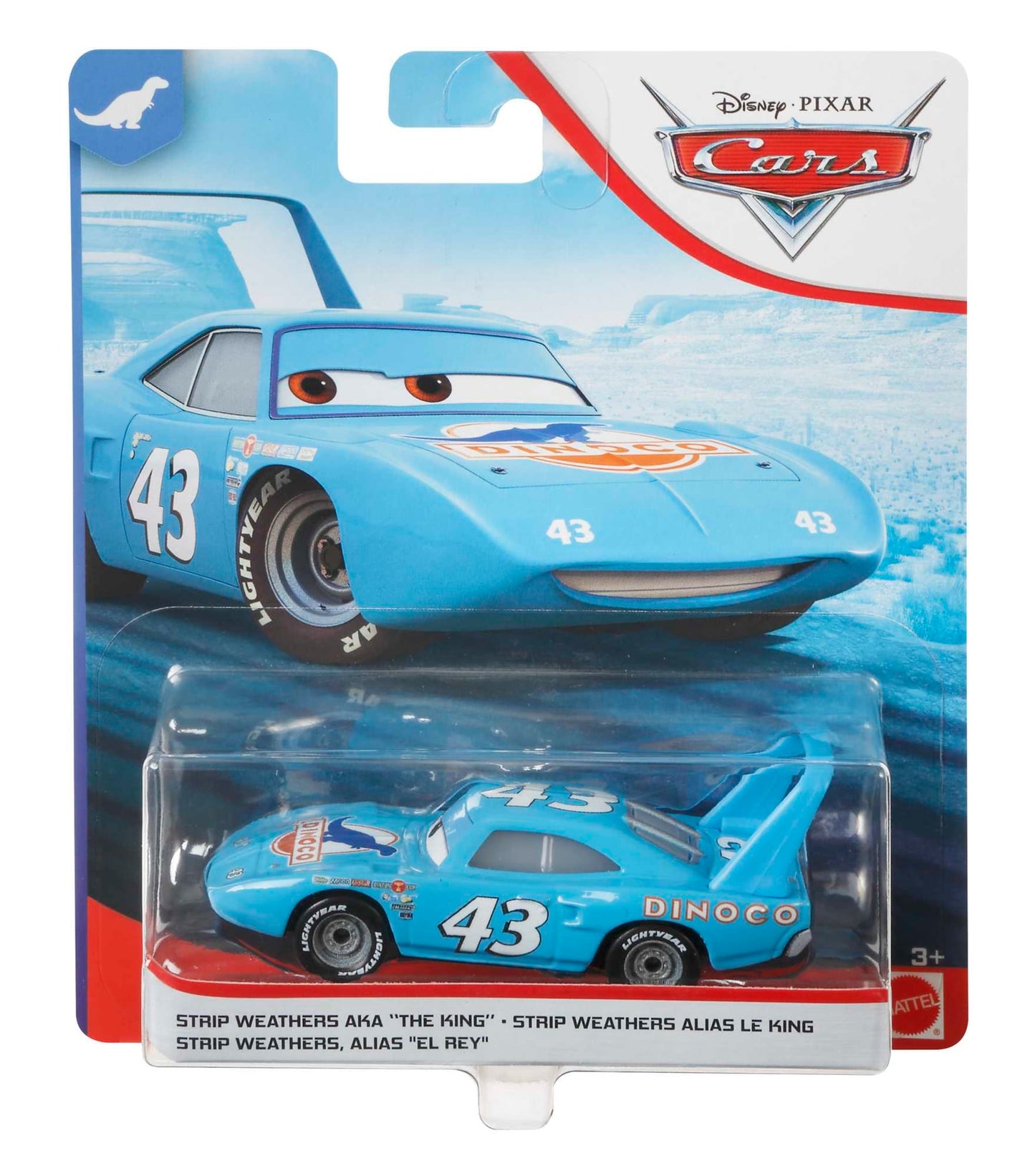 Carros da Disney e Pixar Diecast Veículo de Brinquedo Strip Weathers Alias O Rei