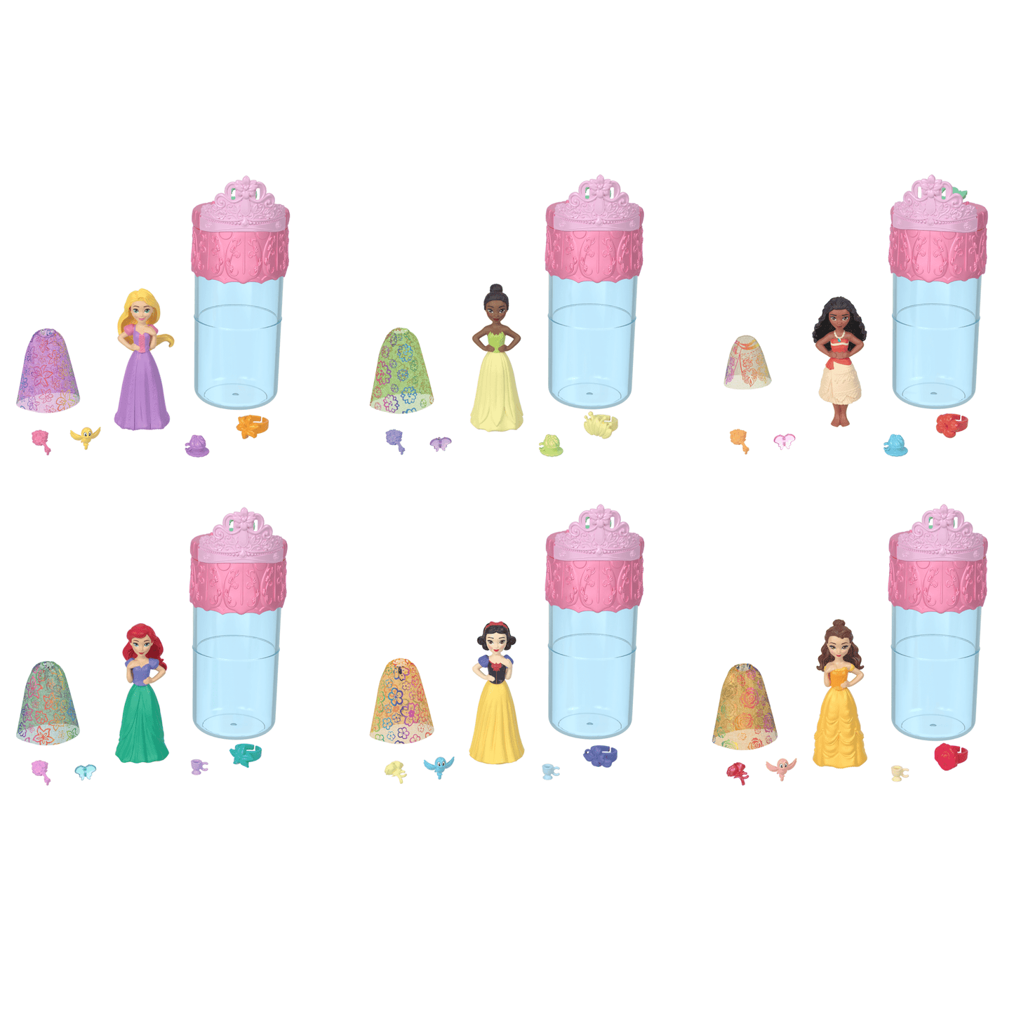 Princesses Disney Royauté Color Reveal Fête Au Jardin Petite Poupée