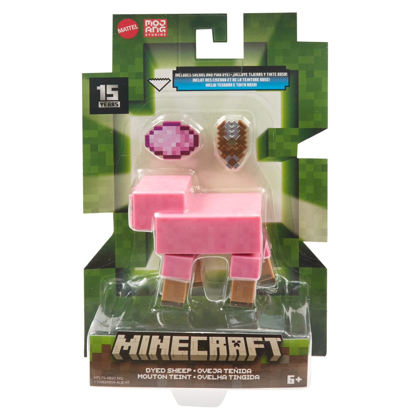 Minecraft Action Figures & Accessories Collection, 3.25-in Scale & Pixelated Design (Characters May Vary)