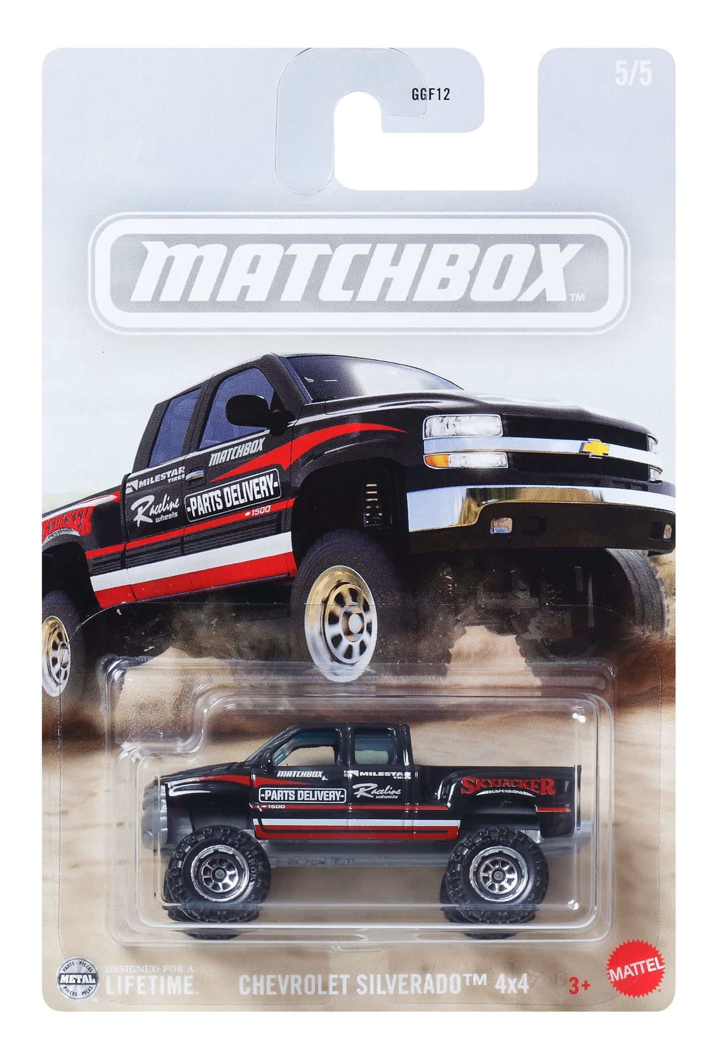 Matchbox Diecast Vehículo de Juguete Chevy Silverado