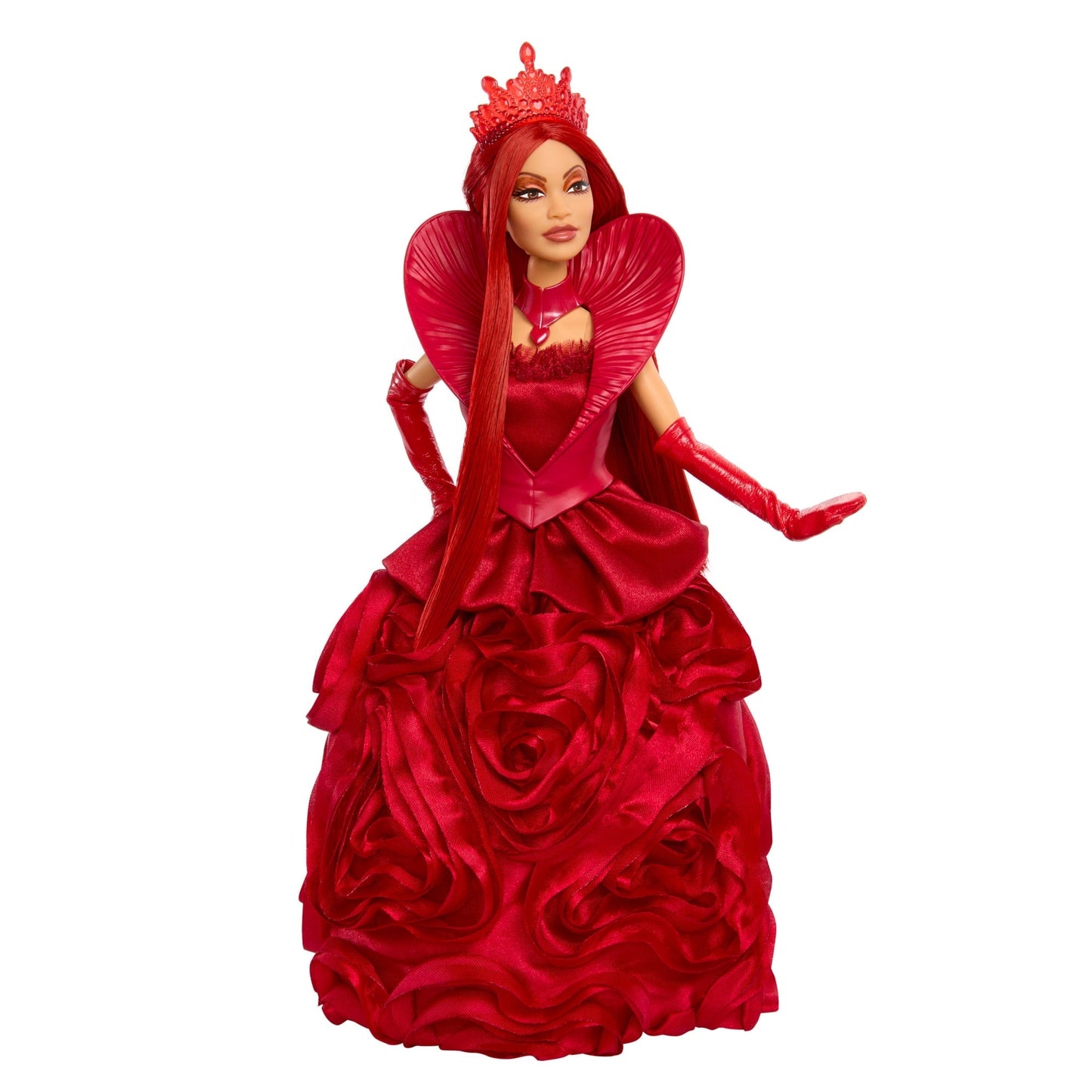 Disney Descendants: The Rise Of Red Queen Of Hearts Fashion Doll With Movie-Inspired Royal Rose Gown & Accessories