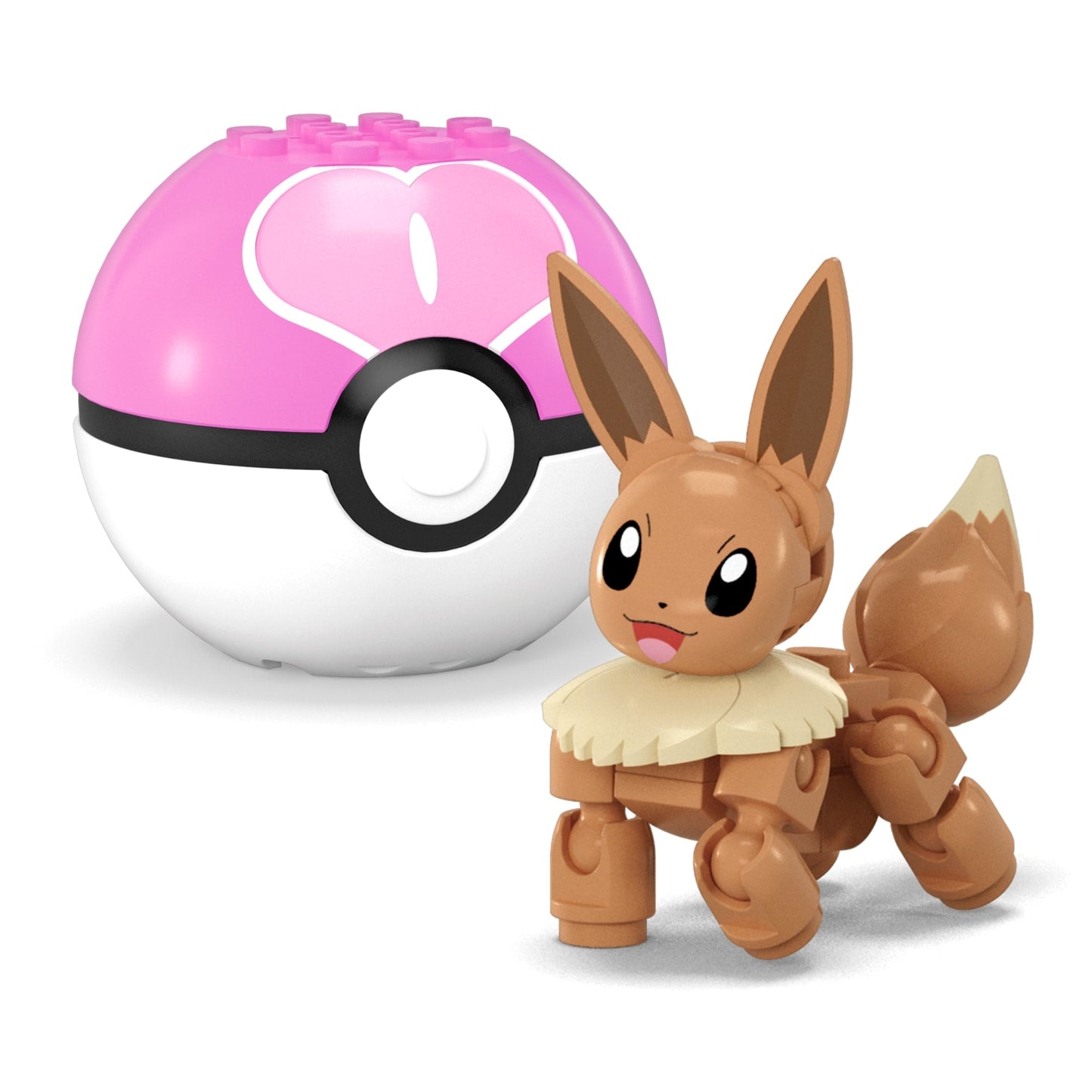 MEGA Pokémon Jogo de Construção Pokébola Eevee & Charmander