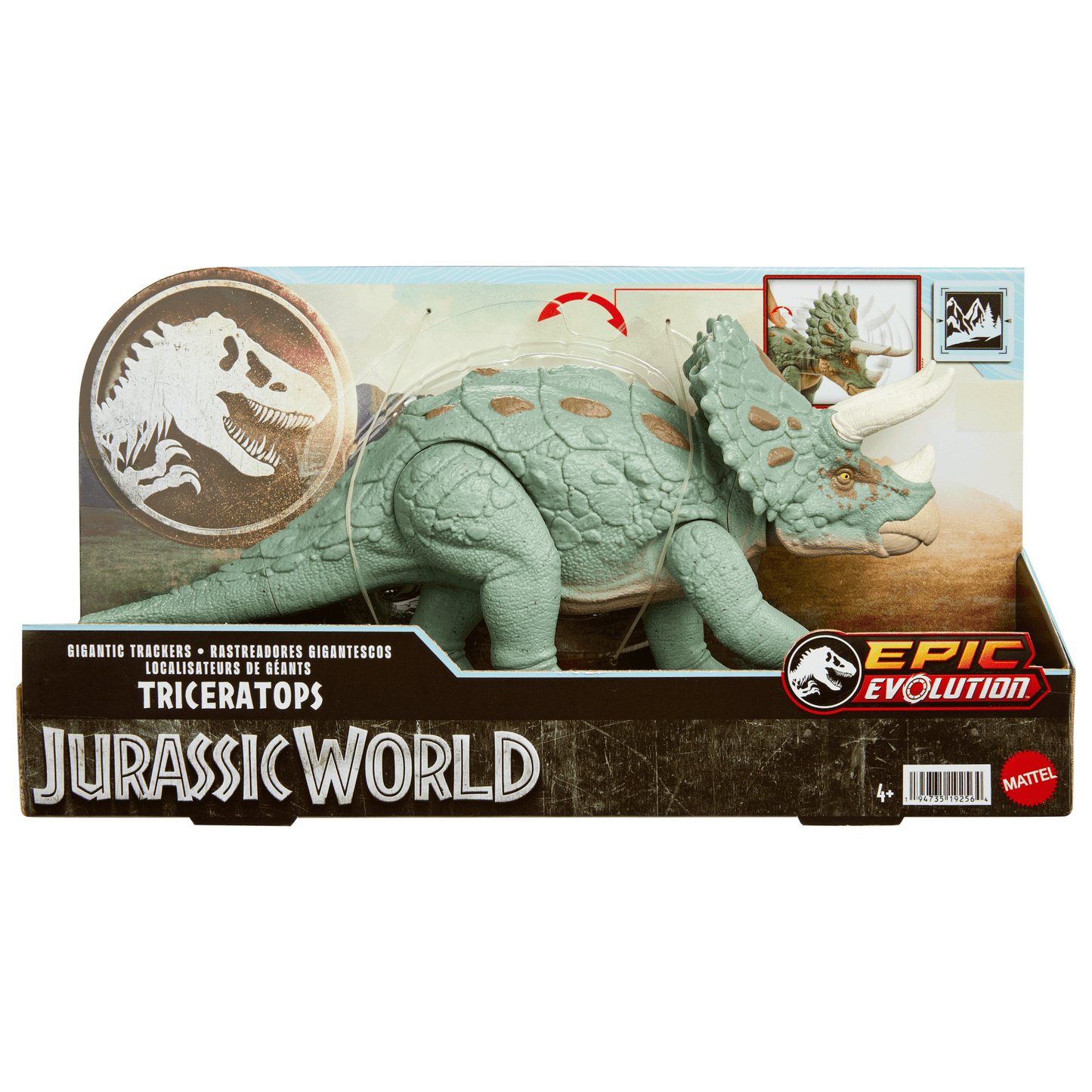 Jurassic World Méga Action Tricératops, Espèce de Grande Taille