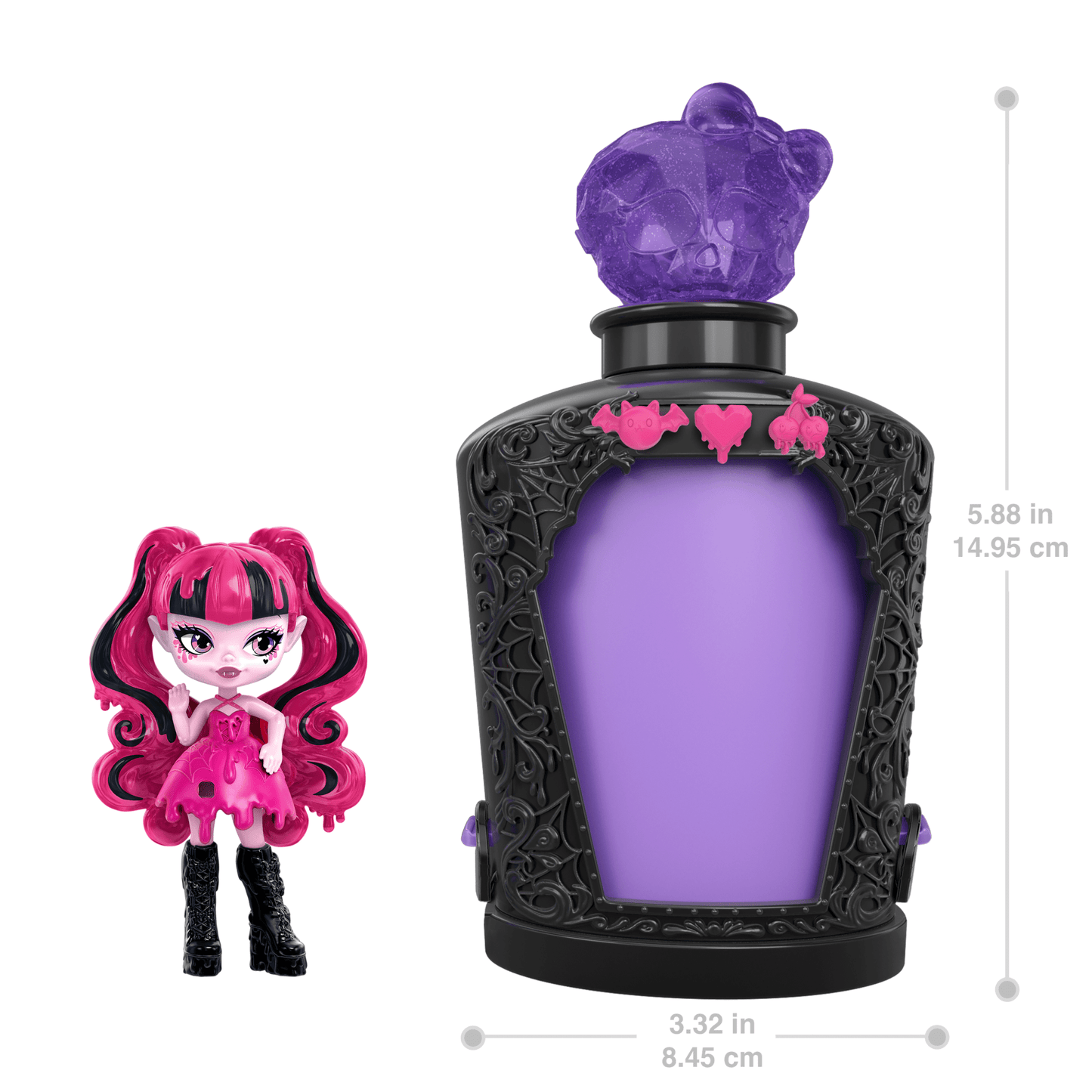 Monster High Potions Mini Dolls, Surprise Character Figures With Water Reveal (Characters May Vary)