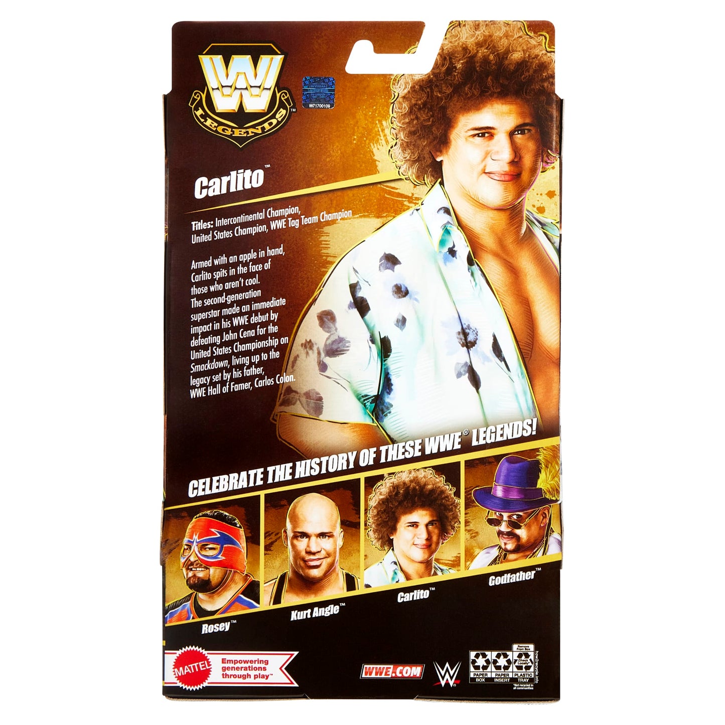 Wwe Collection Elite Legends Série26 Figurine Carlito