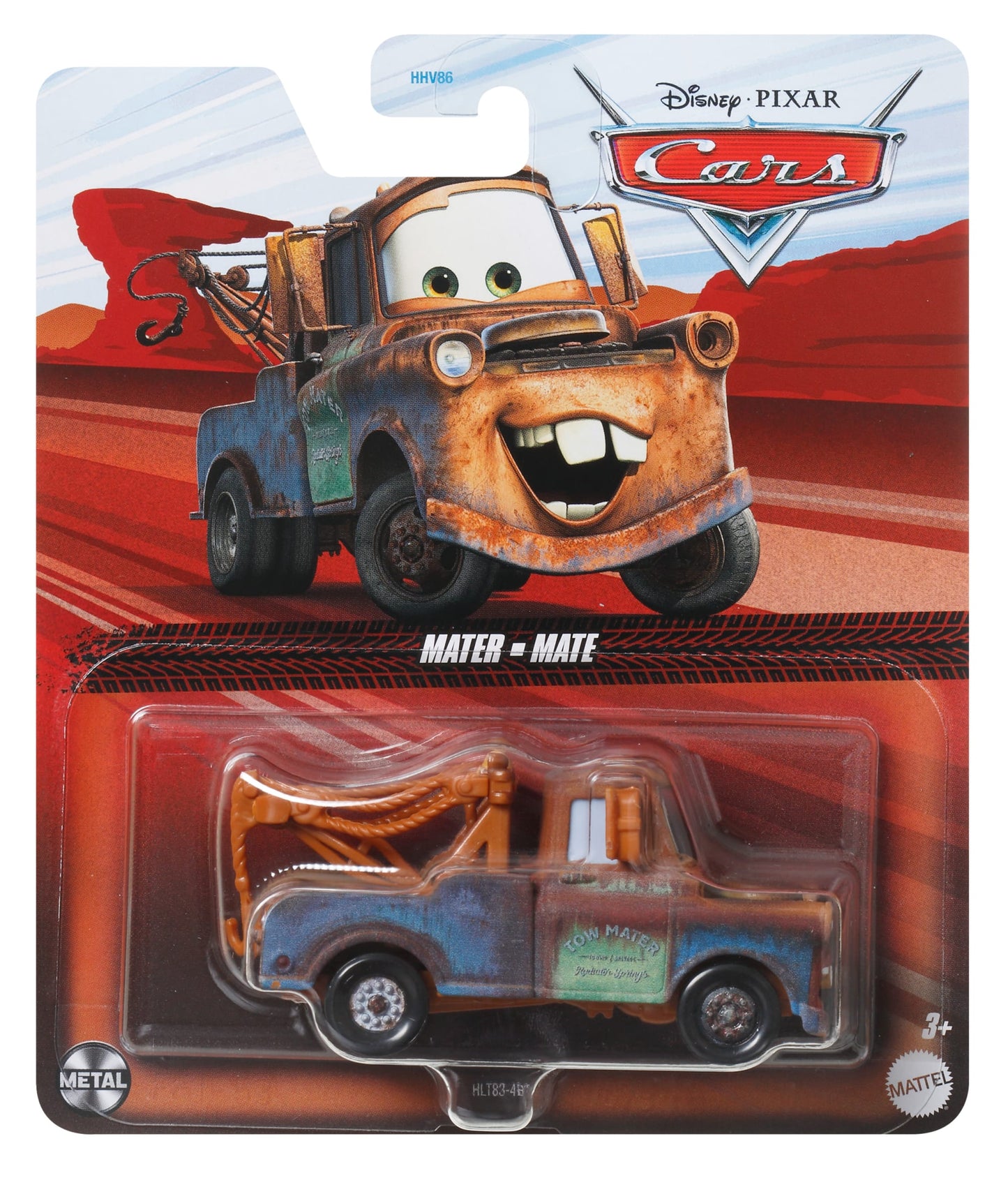 Cars de Disney y Pixar Diecast Vehículo de Juguete Mate