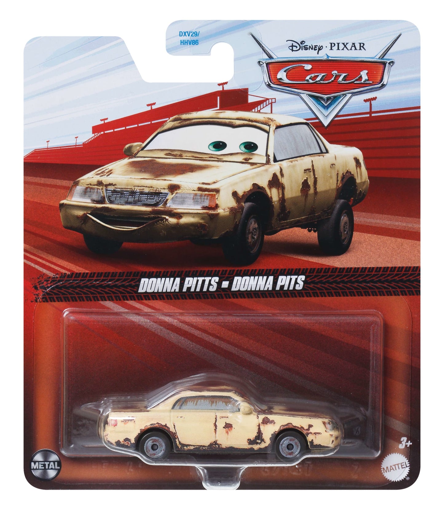 Carros da Disney e Pixar Diecast Veículo de Brinquedo Donna Pitts