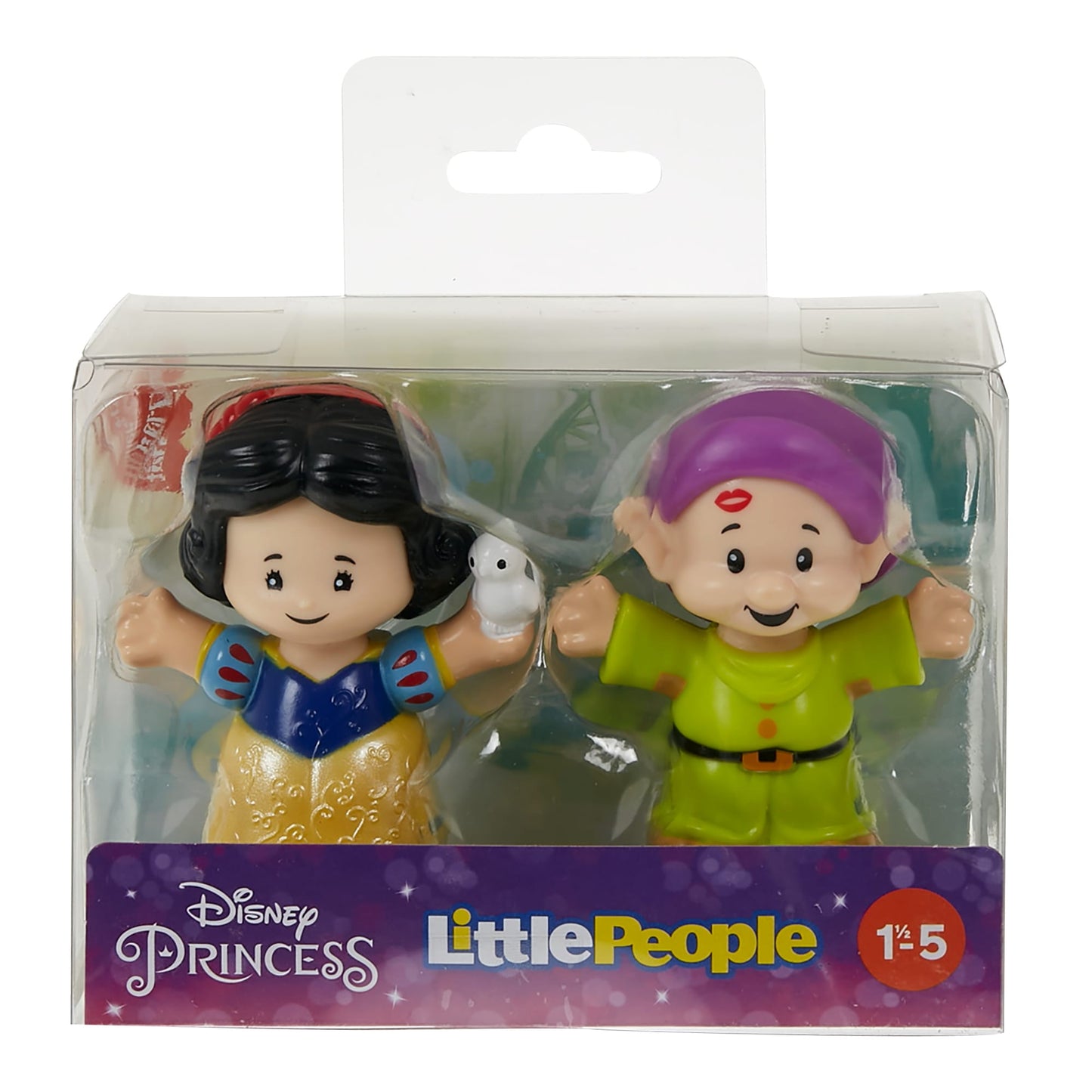 Little People Disney Princesa Juguete para Bebés Figuras de Blanca Nieves y Tontín