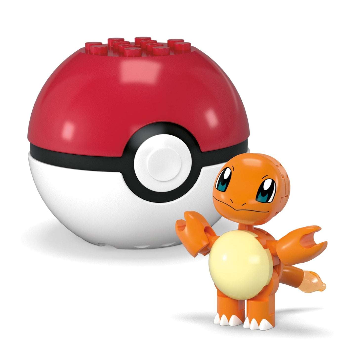 MEGA Pokémon Jogo de Construção Pokébola Colecionável Charmander
