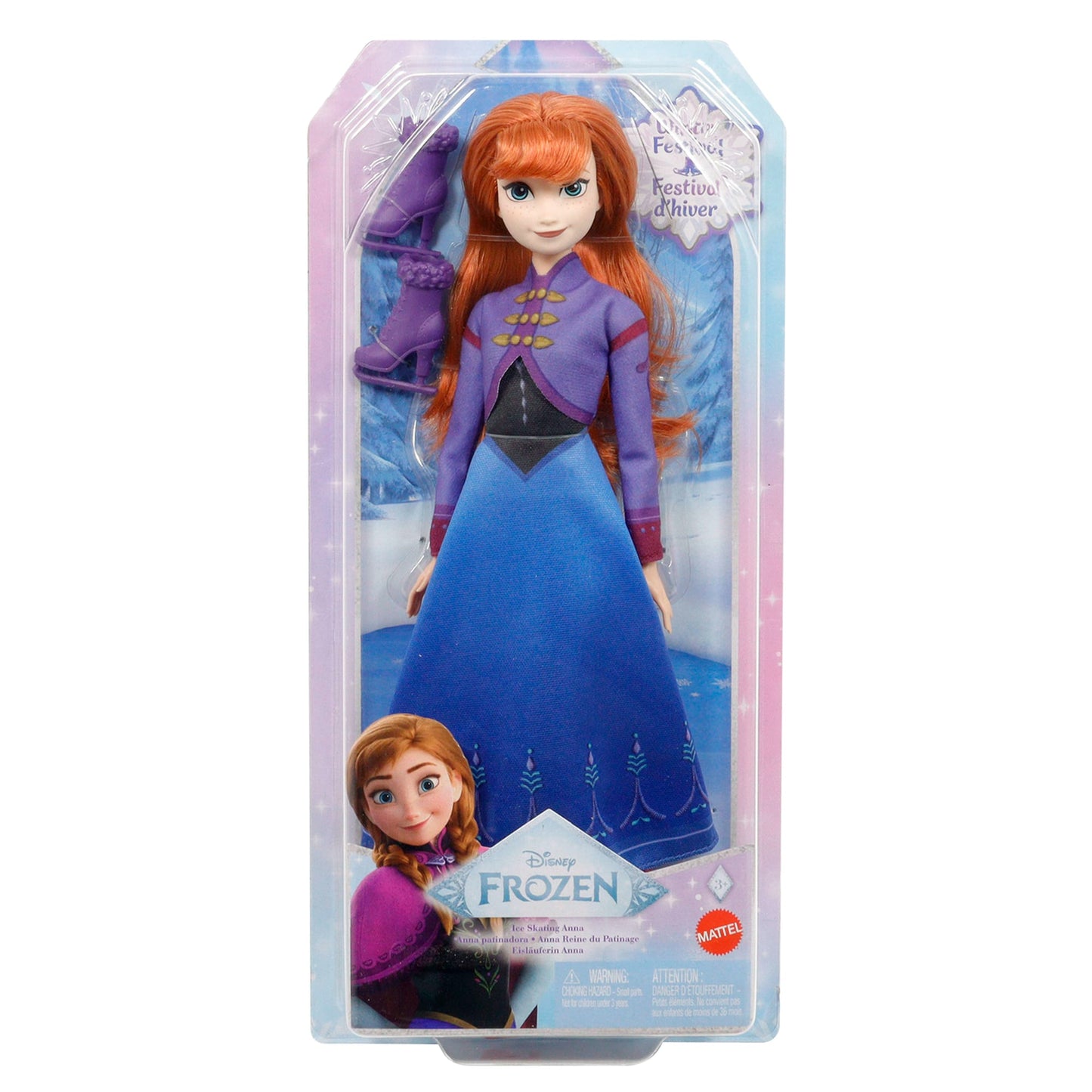 Disney-Anna Poupée Patinage-La Reine des Neiges: Le Festival de L’Hiver