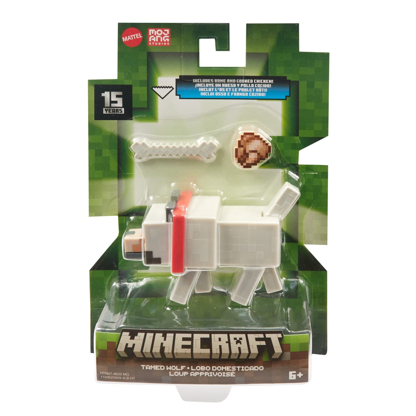 Minecraft Action Figures & Accessories Collection, 3.25-in Scale & Pixelated Design (Characters May Vary)