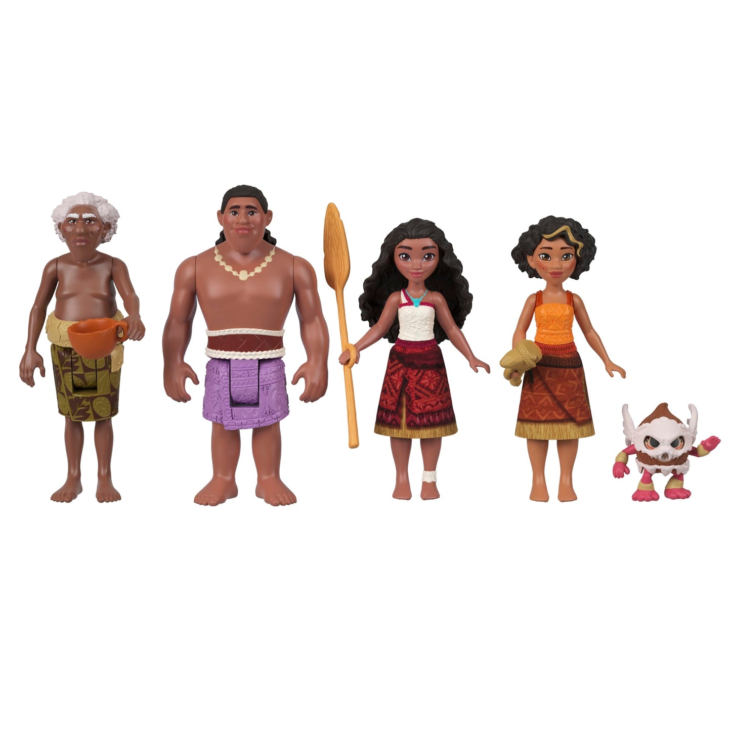 Disney Moana 2 Moana's Canoe Crew Playset With 5 Small Dolls & 3 Accessories, inspired By The Movie
