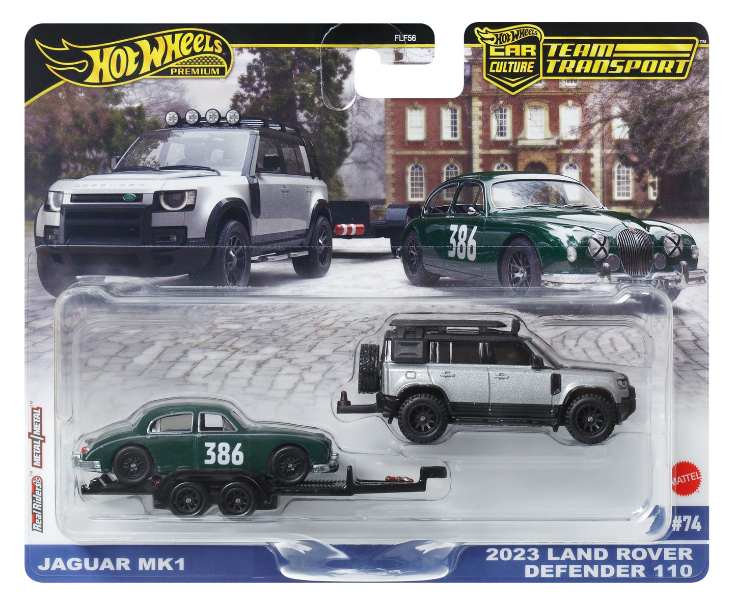 Hot Wheels Collector Veículo de Brinquedo Carro Transportador Land Rover Defender 110