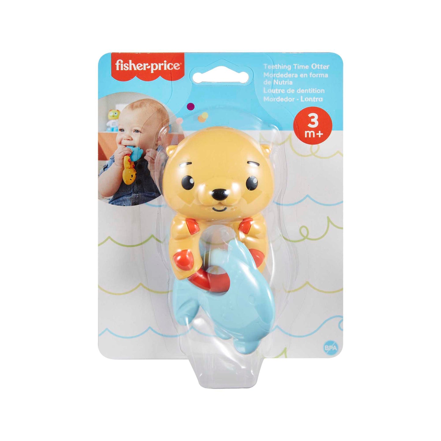 Fisher-Price Baby Sonaja para Bebés Sensimals Leopardo