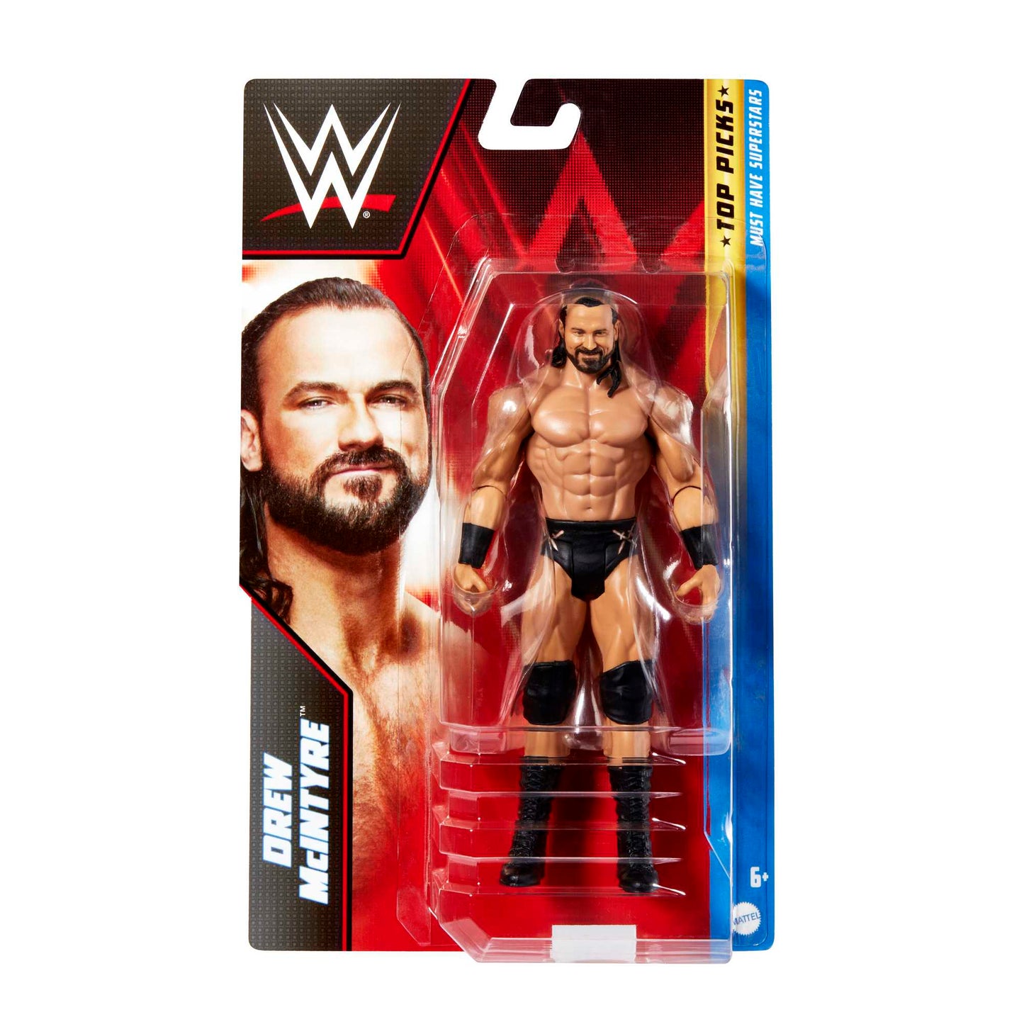 WWE Top Picks Action Figures, 6-Inch Collectible Superstars With Articulation